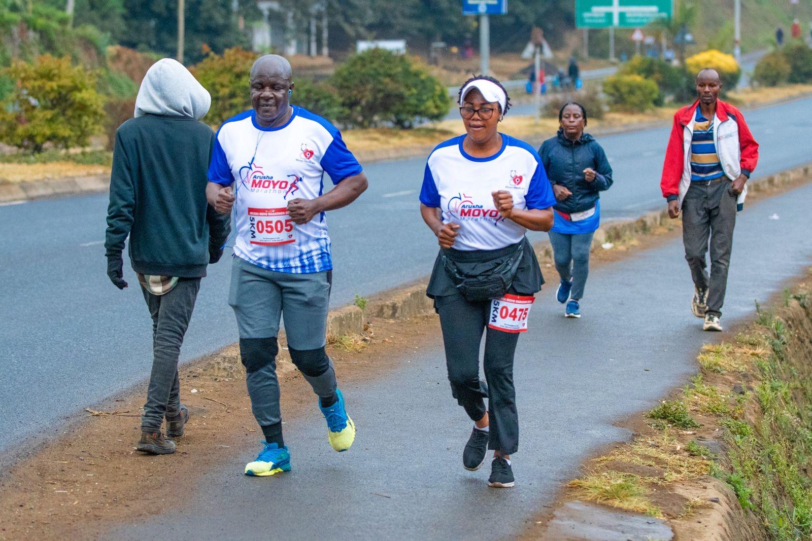 TCF ATTENDING ARUSHA MOYO MARATHON.